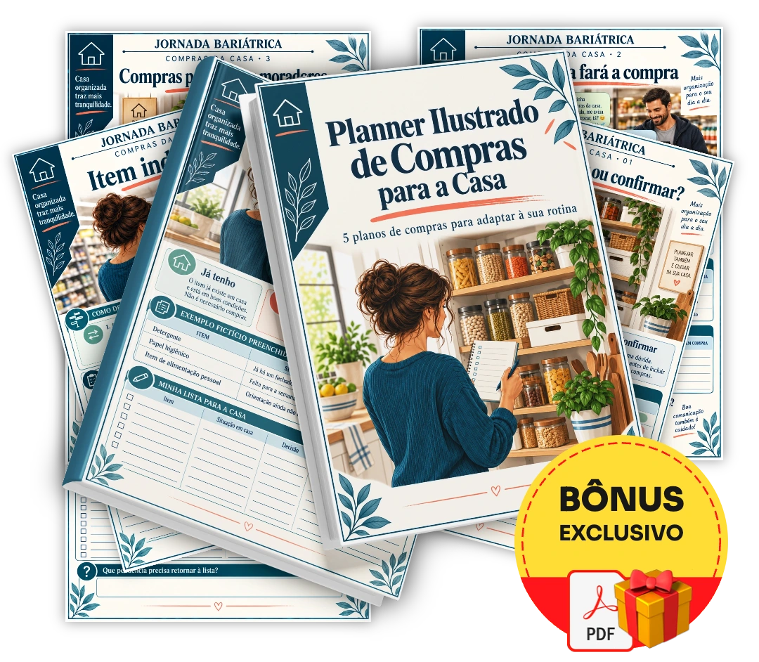 Planner Ilustrado de Compras para a Casa